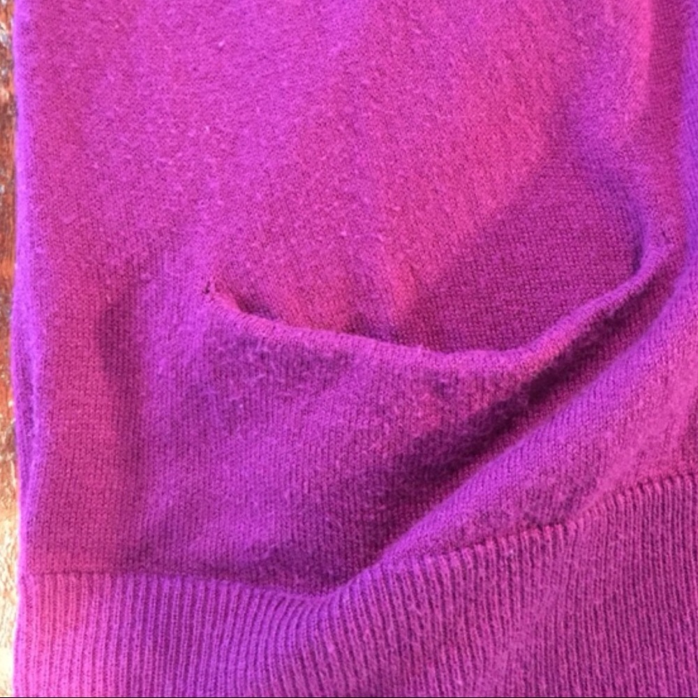 LOFT Button Down 3/4 Sleeve Knit Cardigan - Picture 3 of 7